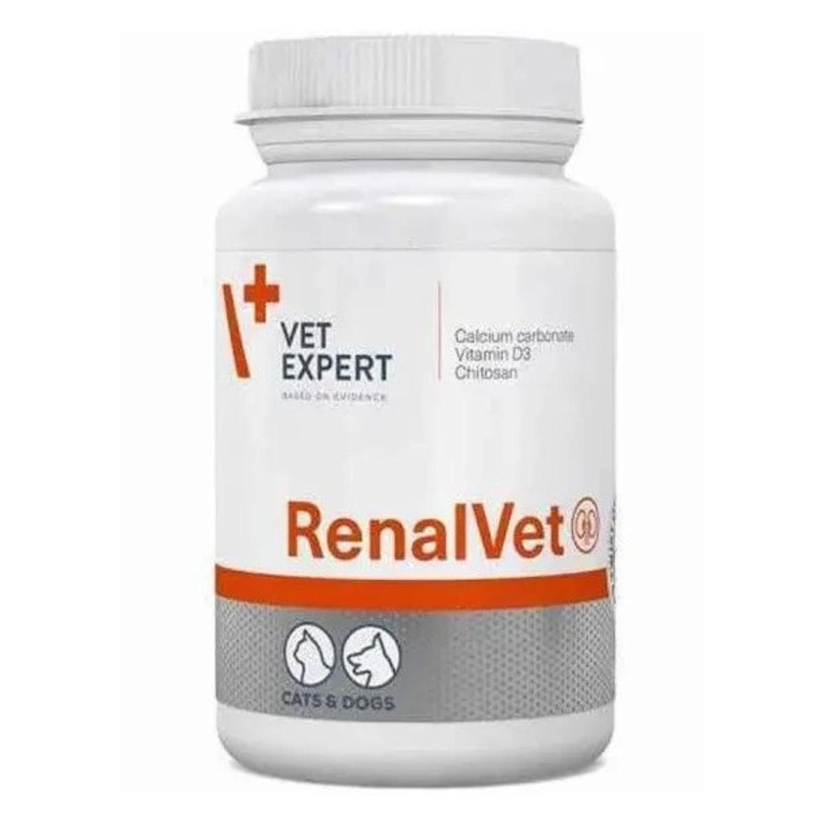 Добавка VetExpert RenalVet при хронічній нирковій недостатності для собак і котів, 60 капсул