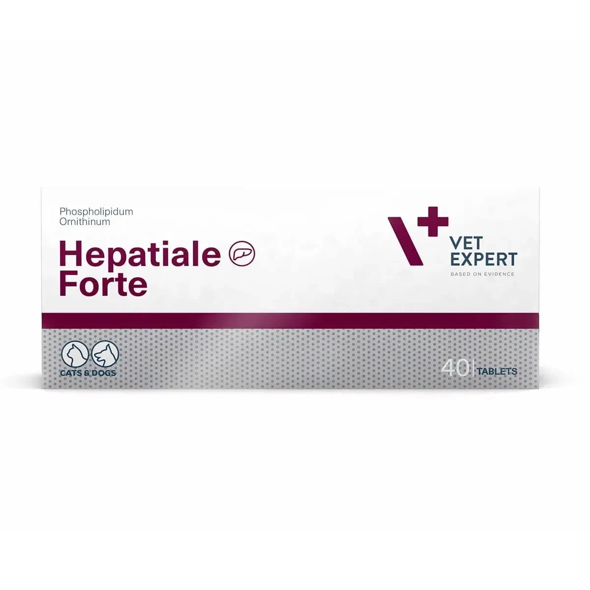 Добавка VetExpert Hepatiale Forte для собак і котів, 40 таблеток