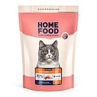 Cухий корм Home Food з куркою та печінкою для стерилізованих, кастрованих котів