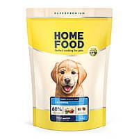 Сухий корм Home Food Puppy Medium and Maxi гіпоалергенний з фореллю та рисом для цуценят великих порід