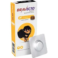 Препарат Bravecto від бліх і кліщів для собак від 2 до 4,5 кг, 112,5 мг