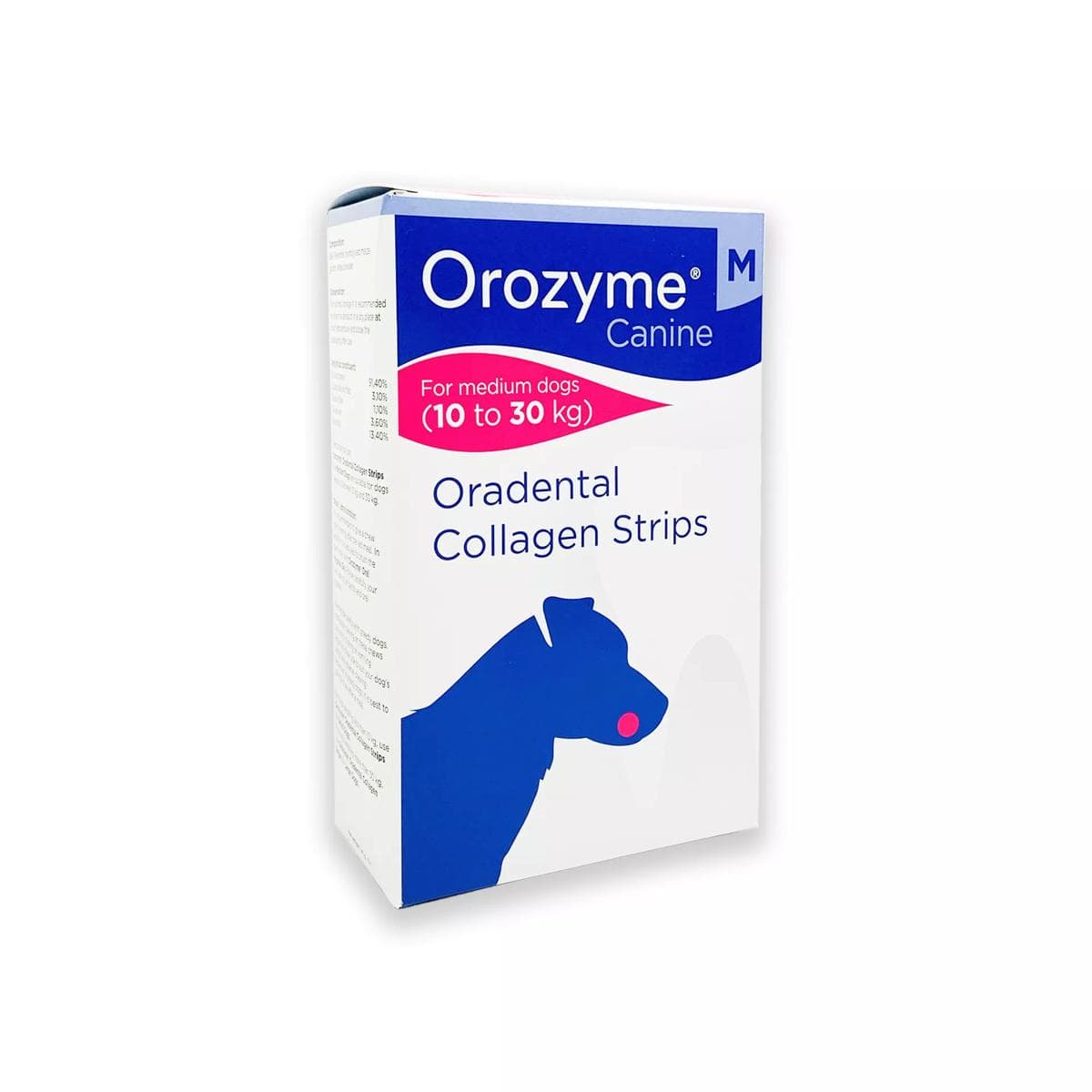 Жувальні пластинки Orozyme M для середніх порід собак 10-30 кг, 1 упаковка