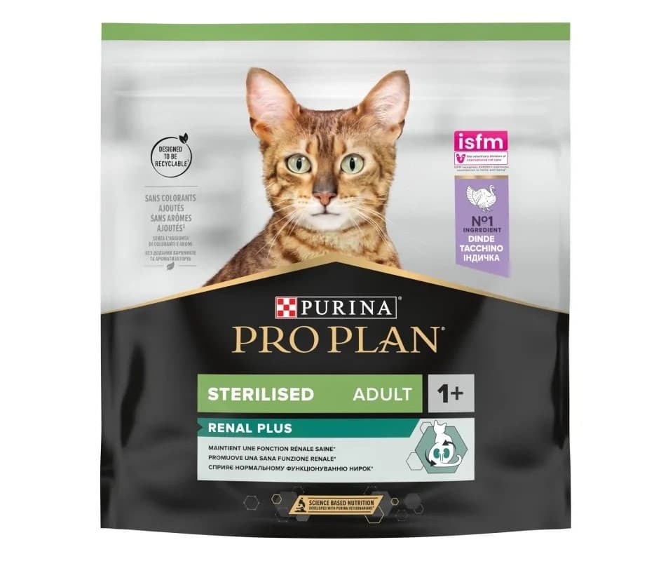 Сухий корм Purina Pro Plan Sterilised Turkey з індичкою для стерилізованих котів