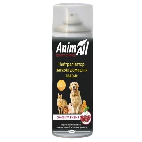 Нейтралізатор запаху AnimAll "Соковита вишня" для котів і собак