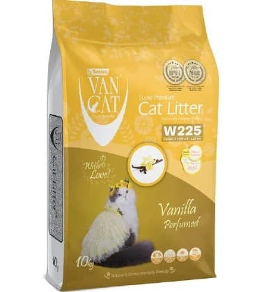 Бентонітовий наповнювач VanCat Vanilla з ароматом ванілі для котів