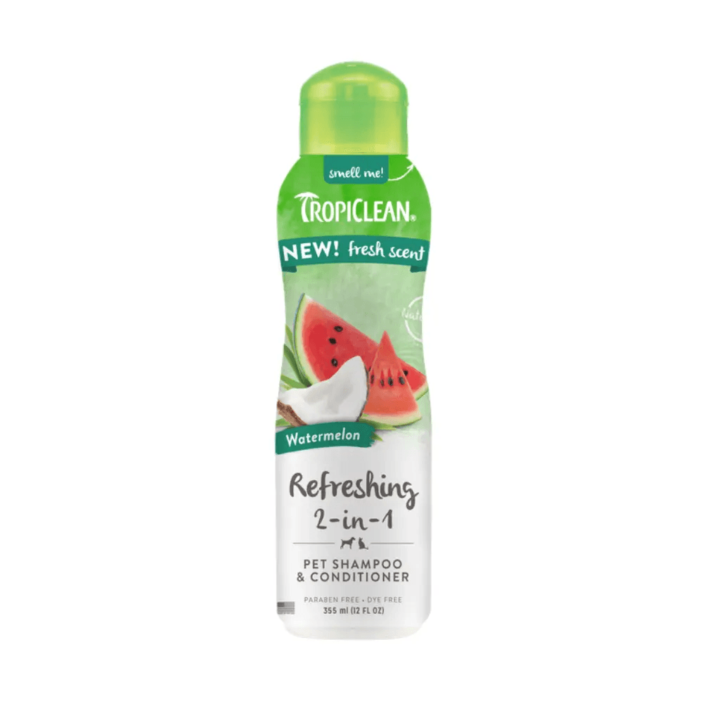Шампунь-кондиціонер TropiClean Watermelon "Кавун" освіжаючий для котів та собак
