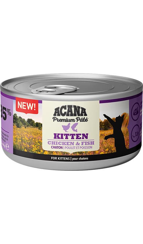 Консервований корм Acana Premium Pate Kitten Chicken & Fish з куркою та рибою для кошенят