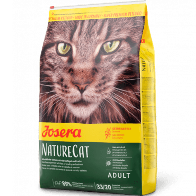 Сухий корм Josera NatureCat беззерновий для дорослих котів з чутливим травленням