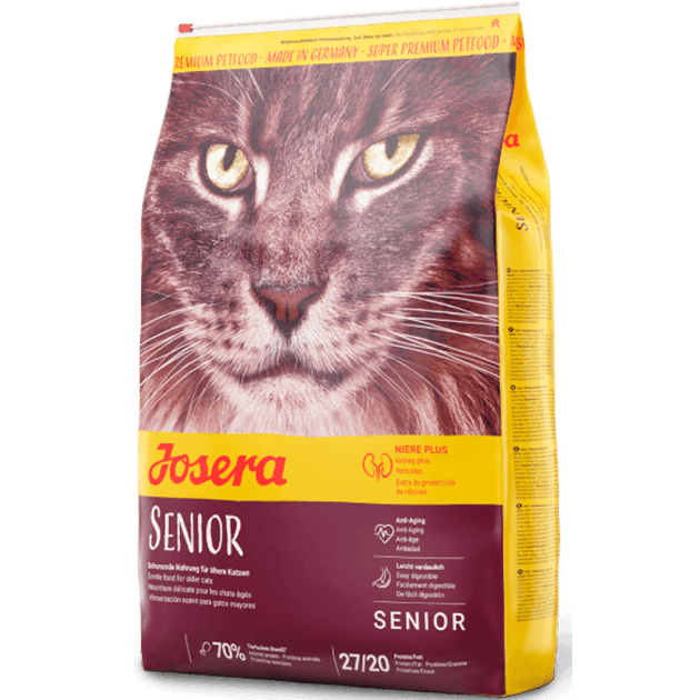 Сухий корм Josera Senior при хронічній нирковій недостатності та літніх котів