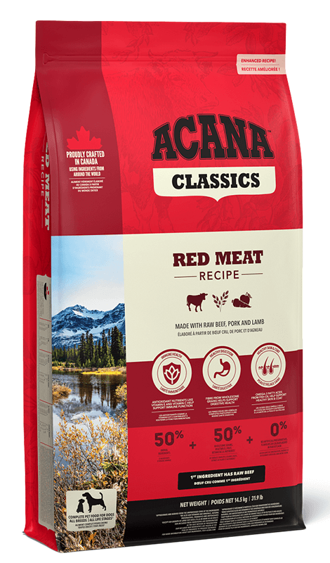 Сухий корм Acana Classic Red / Red Meat з ягням для собак