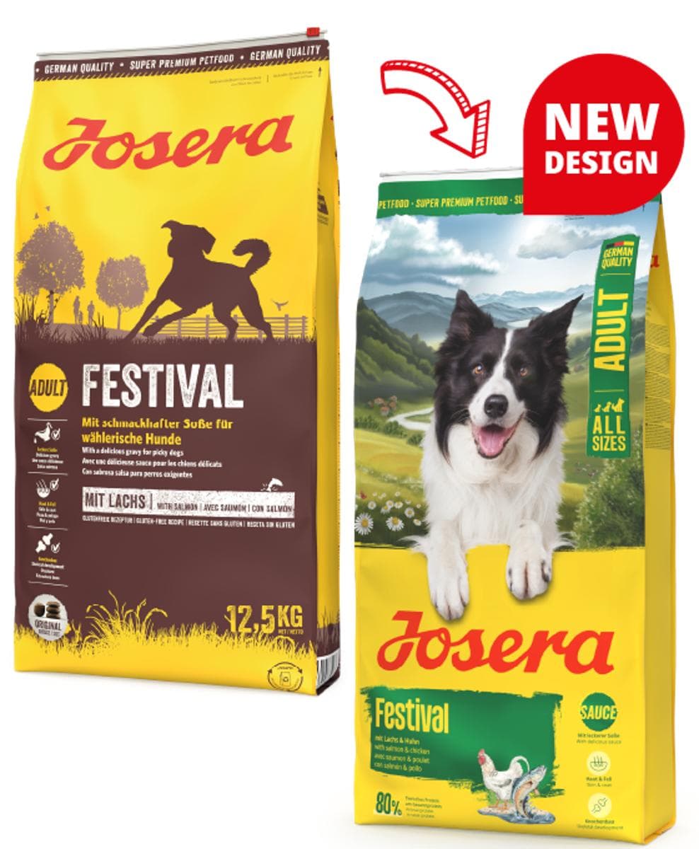 Сухий корм Josera Festival із птицею та лососем для дорослих вибагливих собак