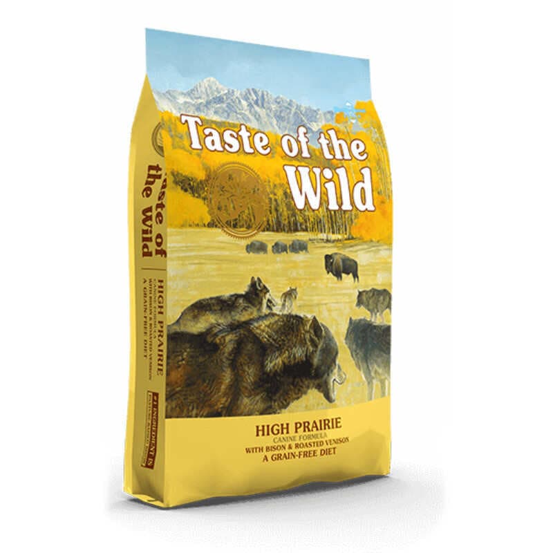 Сухий корм Taste of the Wild High Prairie беззерновий з бізоном та запеченою олениною для дорослих собак всіх порід