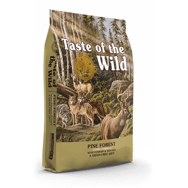 Сухий корм Taste of the Wild Pine Forest беззерновий з олениною та бобовими для активних собак всіх порід на всіх стадіях життя