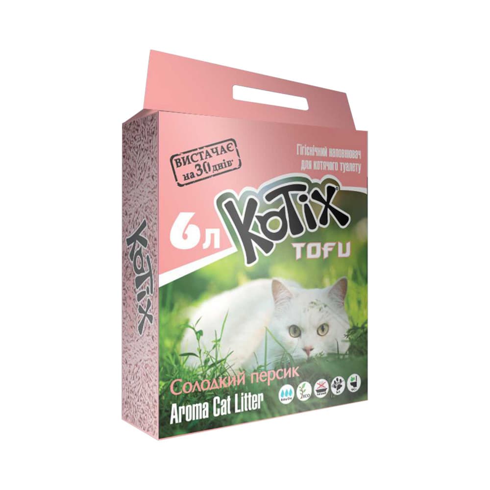 Соєвий наповнювач Kotix Tofu Sweet Peach солодкий персик