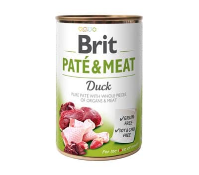 Вологий корм Brit Pate & Meat Duck з качкою для собак