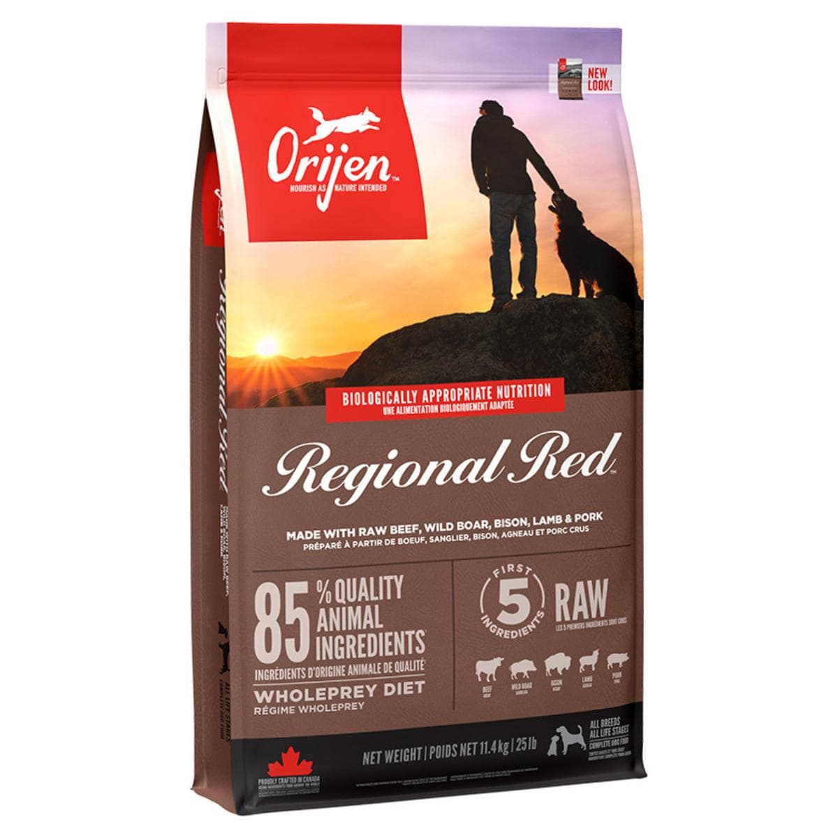 НА ВАГУ Сухий корм Orijen Regional Red Dog для всіх порід та стадій життя собак
