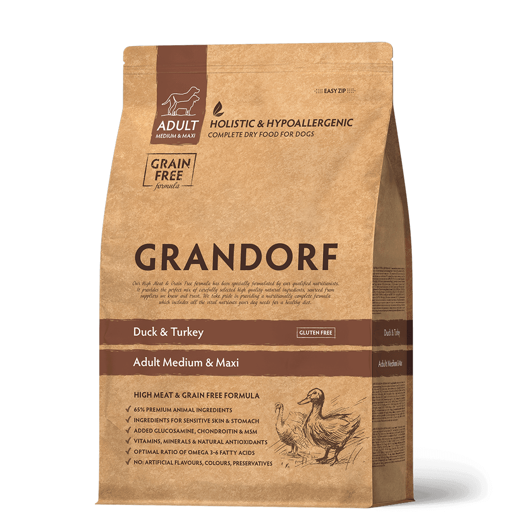 Сухий корм Grandorf Duck & Turkey з качкою та індичкою для собак
