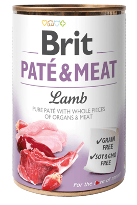 Вологий корм Brit Pate & Meat Lamb консерва з ягням