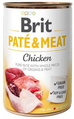 Вологий корм Brit Pate & Meat Chicken консерва з куркою