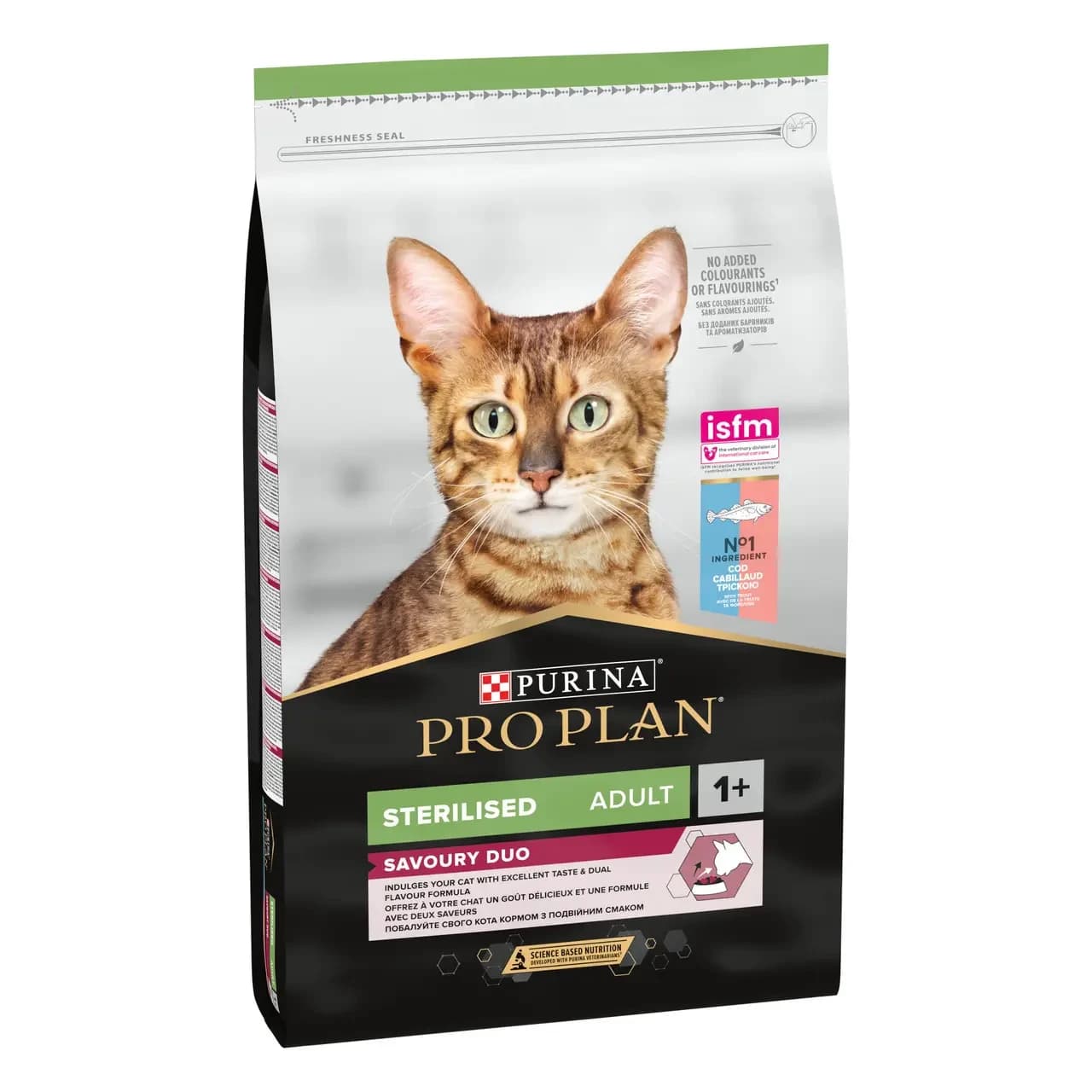 Сухий корм Purina Pro Plan Sterilised Savoury Duo Cod з тріскою та фореллю для стерилізованих котів
