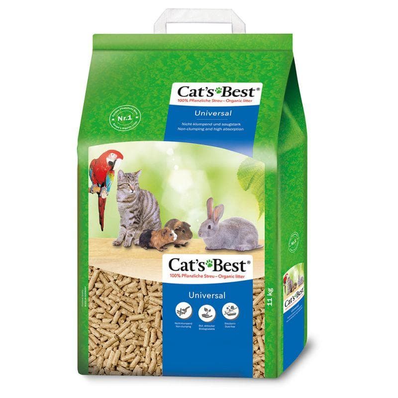 Деревний наповнювач Cat's Best « Universal», 7 л / 4 кг