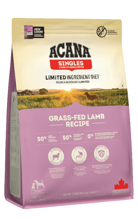 Сухий корм Acana Grass Fed Lamb ягня і яблуко для собак