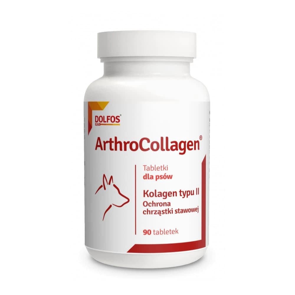 Добавка Dolfos ArthroCollagen для захисту суглобового хряща собак, 90 таблеток