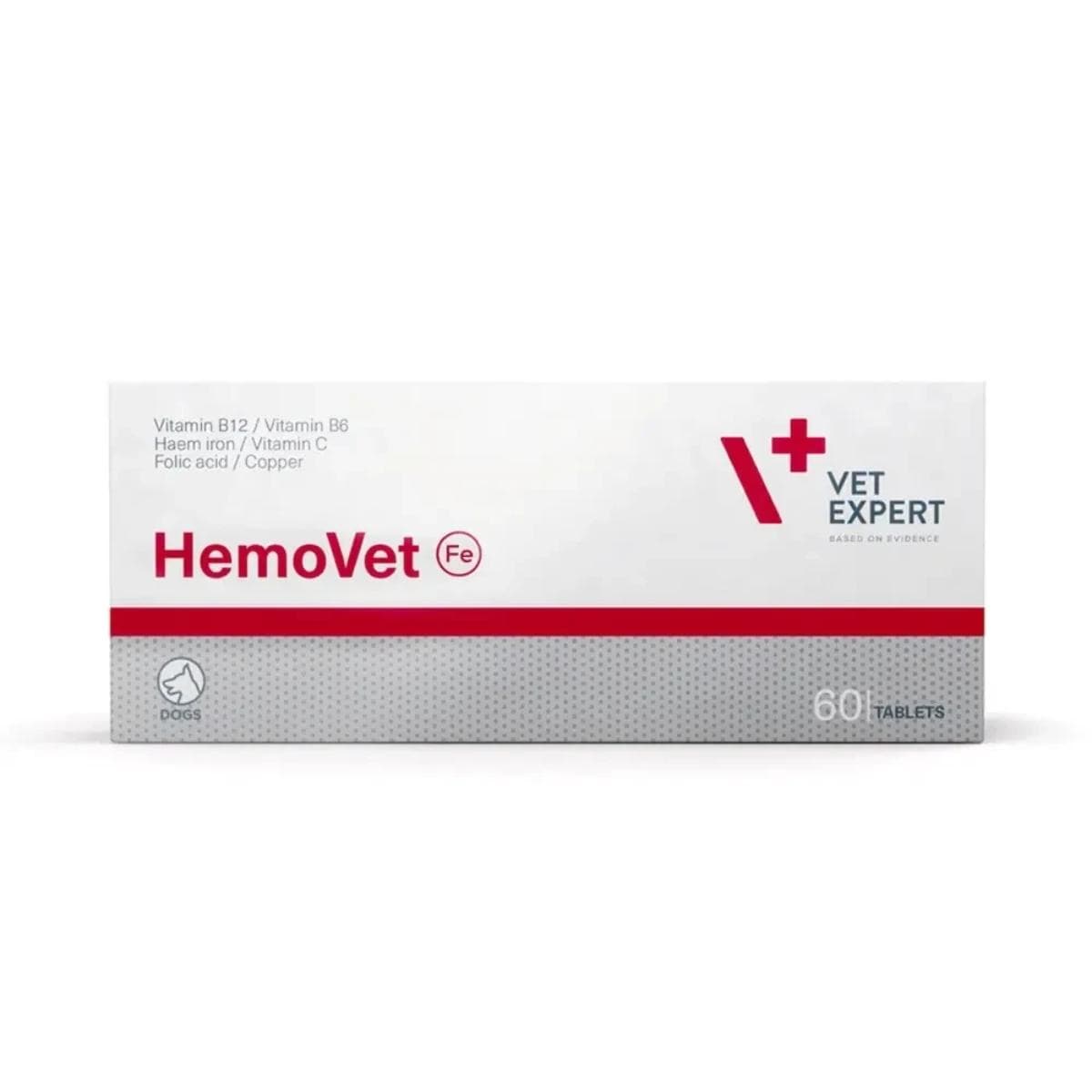 Добака VetExpert HemoVet гемове залізо для собак, 60 таблеток