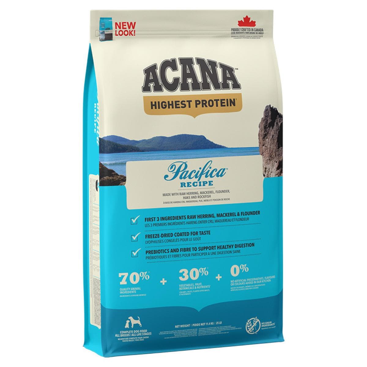 Сухий корм Acana Pacifica Recipe для собак всіх порід та стадій життя