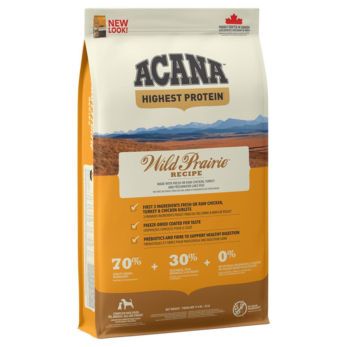 Сухий корм Acana Wild Prairie Recipe з куркою для собак всіх порід та стадій життя
