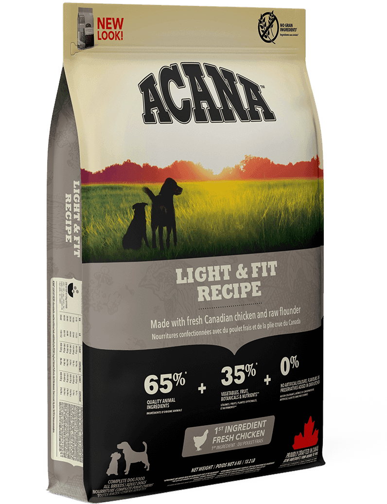 Сухий корм Acana Light & Fit Recipe беззерновий для собак