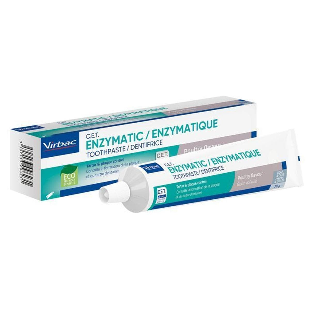 Зубна паста Virbac ENZYMATIC від зубного нальоту для котів та собак