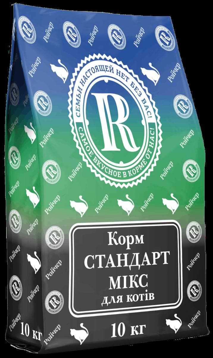 Сухий корм Ройчер Стандарт МІКС для котів