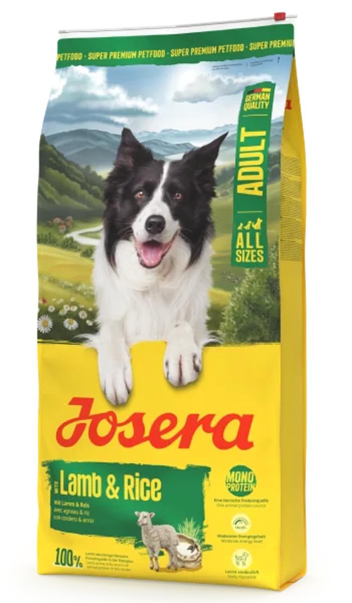 Сухий корм Josera Lamb and Rice з ягням та рисом для всіх дорослих собак