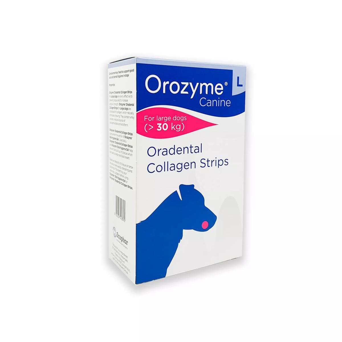 Жувальні пластинки Orozyme L для великих порід собак від 30 кг, 1 упаковка