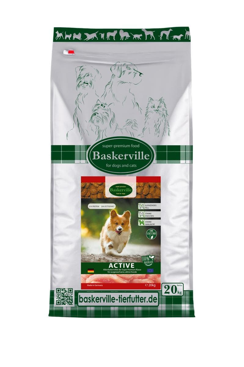 Сухий корм Baskerville Super Premium для дорослих активних собак
