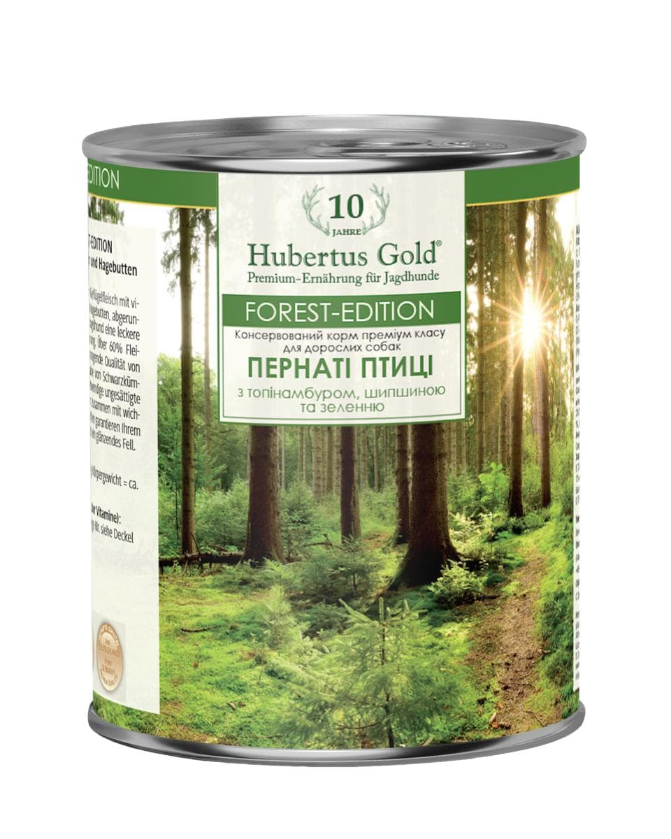 Вологий корм Hubertus Gold Premium пернаті птиці для собак