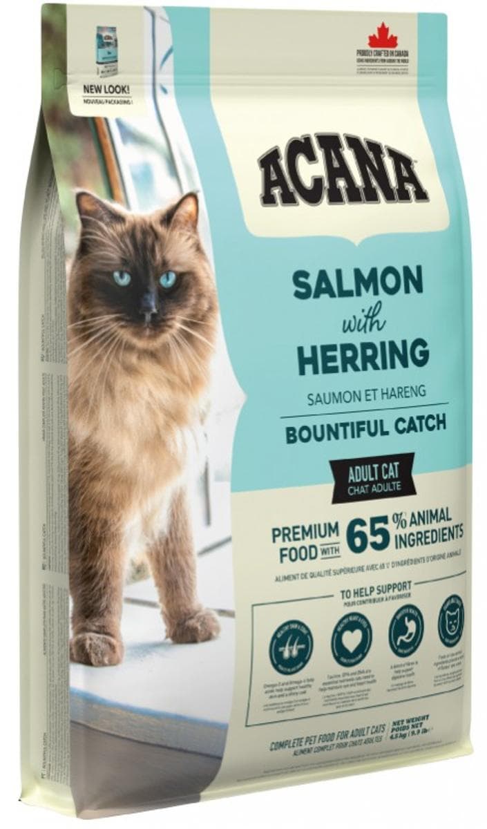 Сухий корм Acana Bountiful Catch Cat низькозерновий з рибою для дорослих котів всіх порід