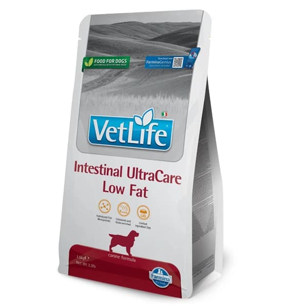 Сухий корм Farmina Vet Life Intestinal UltraCare Low Fat знежирений для ШКТ для собак