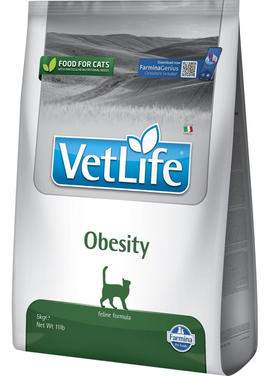 Сухий корм Farmina Cat Vet Life Obesity при надмірній вазі для котів