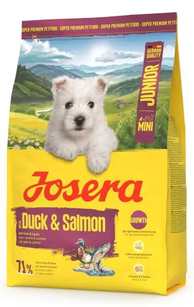 Сухий корм Josera Mini Junior Duck & Salmon для малих порід цуценят