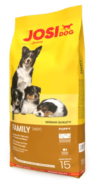 Сухий корм JosiDog Family для годуючих, вагітних собак та цуценят