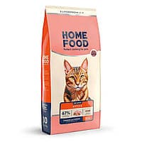 Сухий корм Home Food з куркою та креветкою для активних котів