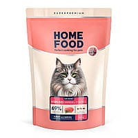 Сухий корм Home Food Hairball Control з індичкою та ягодами для стерилізованих котів