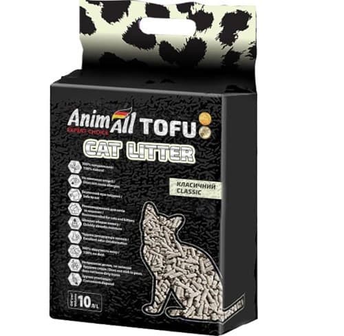 Соєвий наповнювач AnimAll Tofu Classic без аромату, 10 л (4,66 кг)