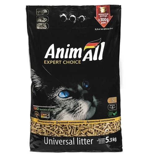 Деревний наповнювач AnimAll для котів