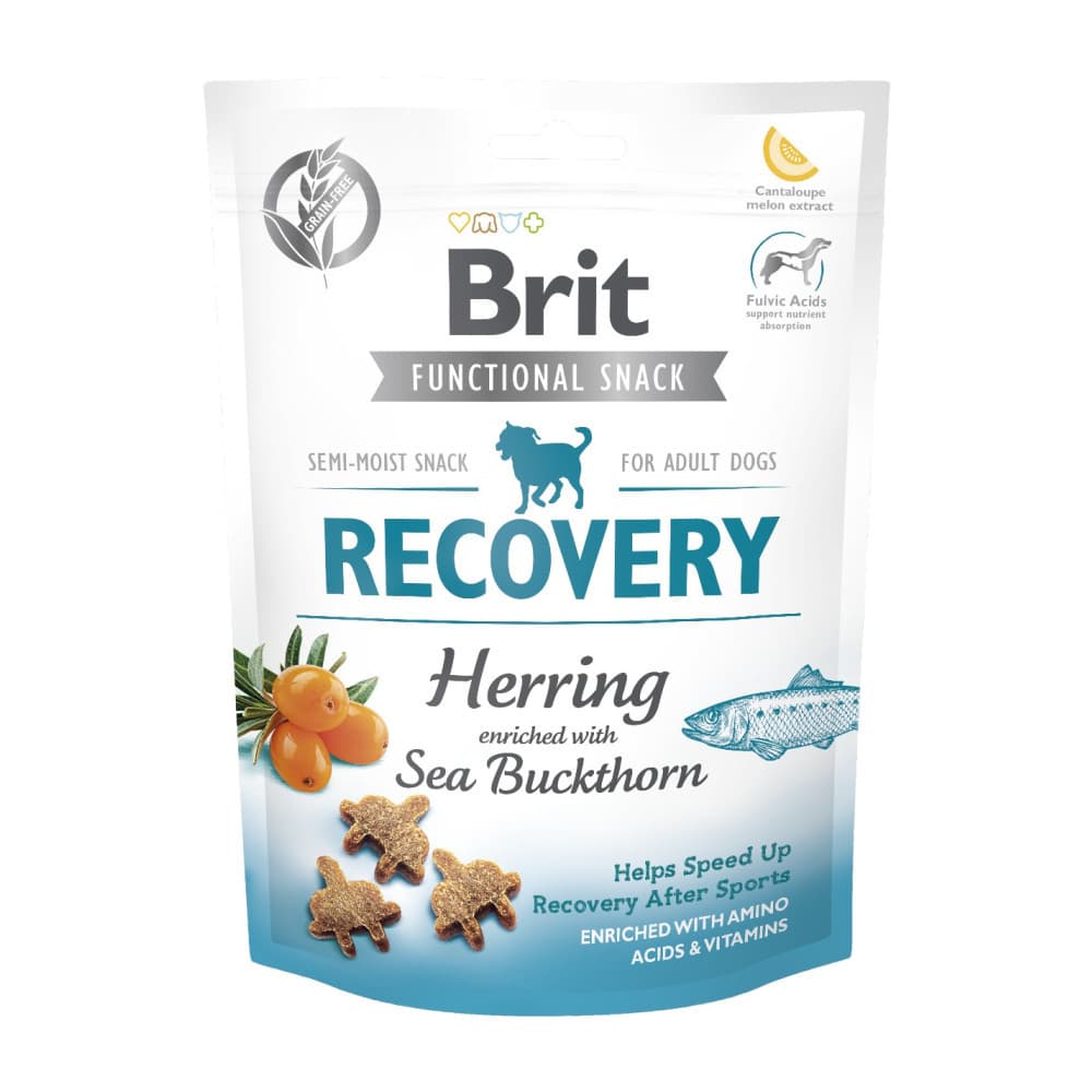 Ласощі Brit Care Recovery беззернові з оселедцем та обліпихою для відновлення собак