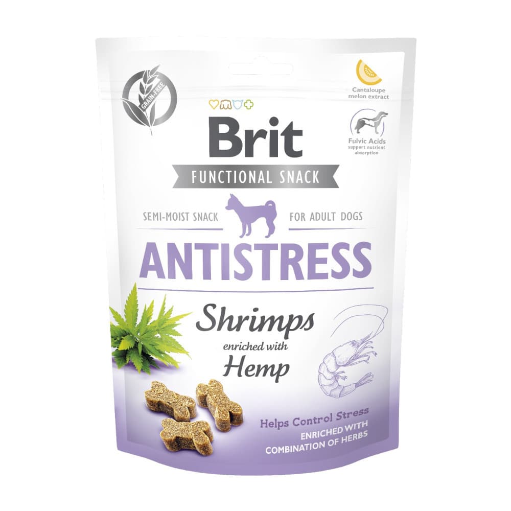Ласощі Brit Care Antistress беззернові з креветкою для зняття стресу собак