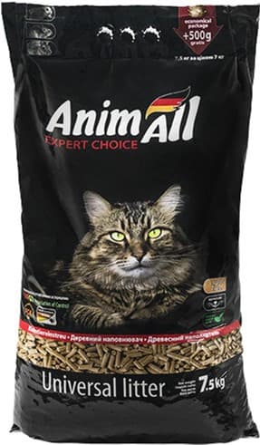 Деревний наповнювач AnimAll для котів