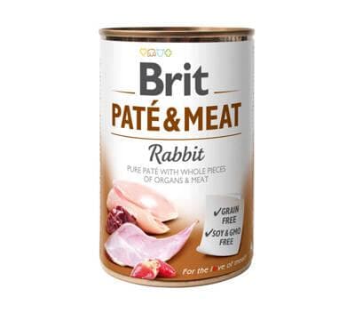 Вологий корм Brit Pate & Meat Rabbit консерва з кроликом